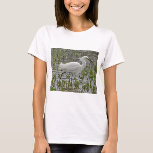 T-shirt Aiguille blanche dans l'eau et les verts Nature Wa