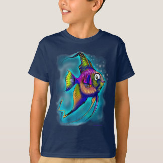 T-shirt Aiguille de poisson blanc