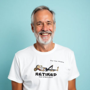 T-shirt Aiguille humoristique pour la retraite Lousy Pay B