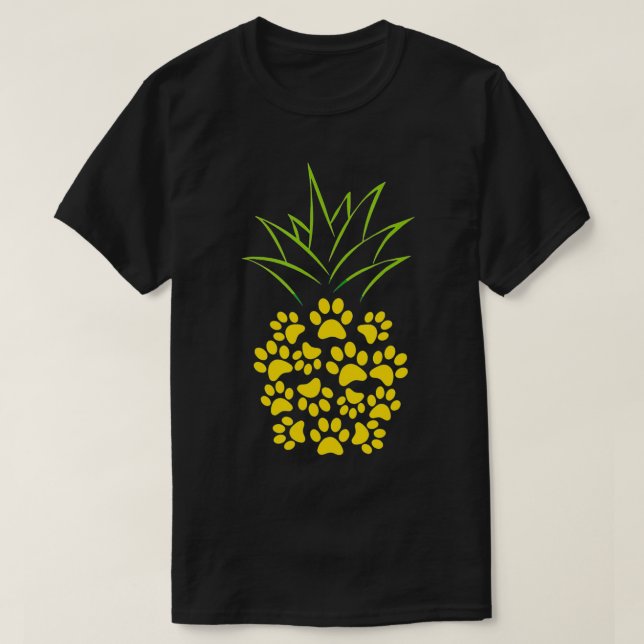 T-shirt Aiguille mâchée de chien mignonne (Design devant)