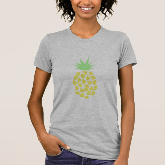 T-shirt Aiguille tropicale jaune mignon et citron vert