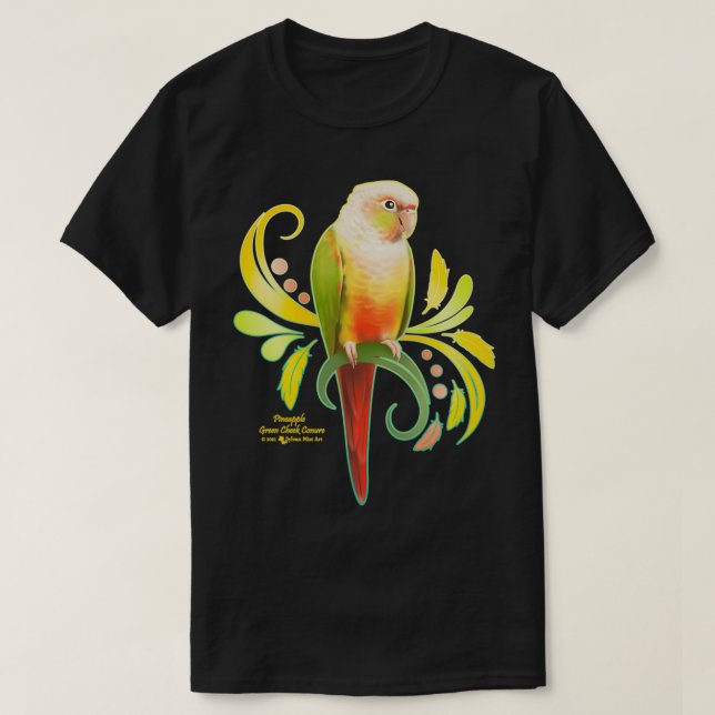 T-shirt Aiguille verte Joue Conure (Design devant)