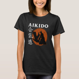 T-shirt Aikido Arts Martiaux Entraînement Sport de Combat