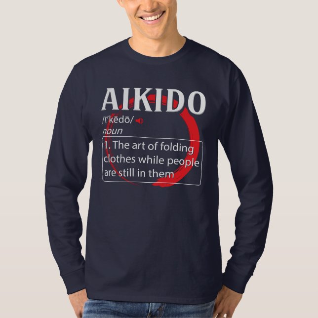 T-shirt Aikido Définition Arts martiaux (Devant)