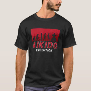 T-shirt Aikido Evolution Martial Samurai Sports Fighter Ai