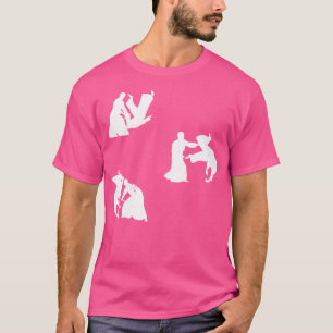 T-shirt Aikido japonais Silhouette Aikido