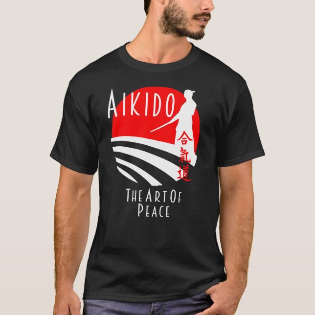 T-shirt Aikido L'art de la paix Arts martiaux Autodéfense (Devant)