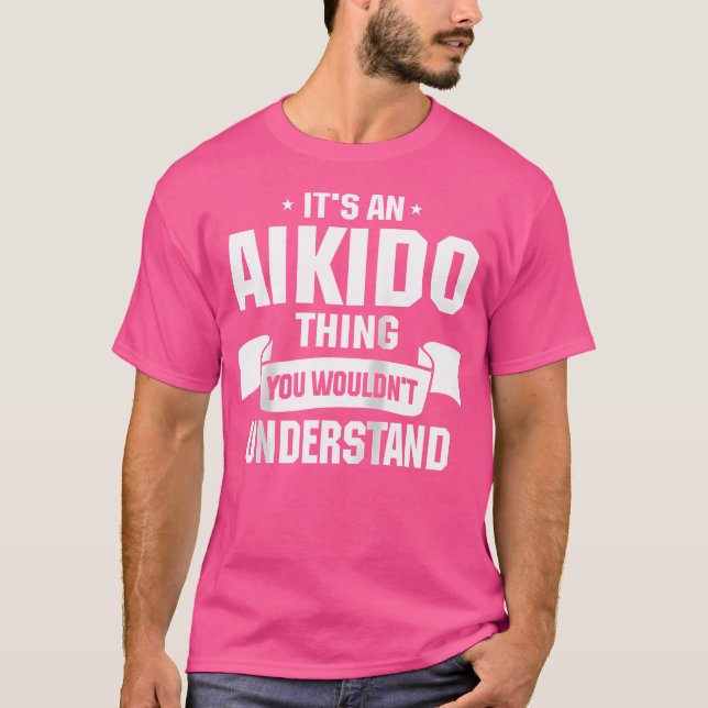 T-shirt Aikido Praticien Martial Artiste Japonais Art Ai (Devant)