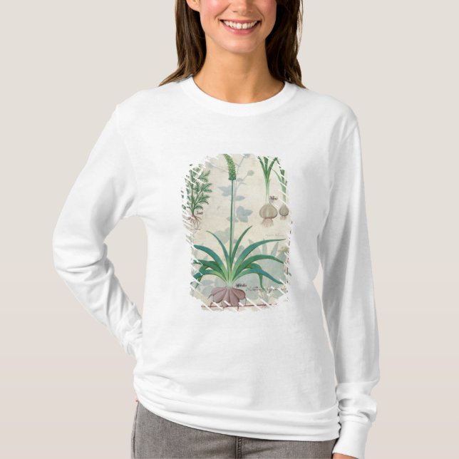 T-shirt Ail et d'autres plantes (Devant)