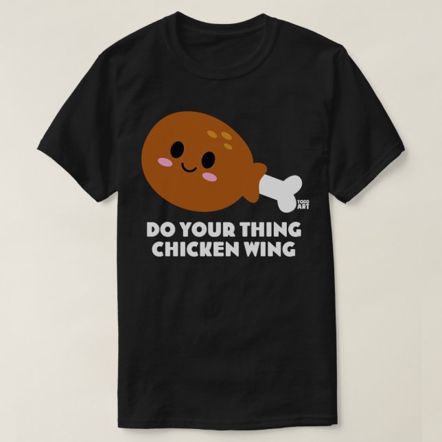 T-SHIRT AILE AU POULET (Design devant)