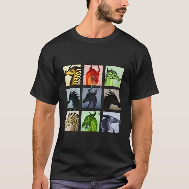 T-shirt Aile De Feux Légendes Fathom Darkstalker Clearsigh (Devant)