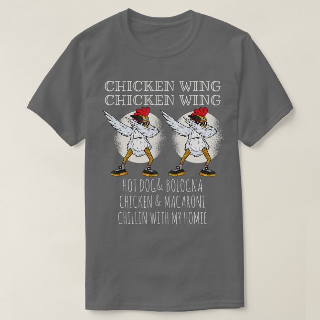 T-shirt Aile de poulet Aile de poulet amusant les enfants (Design devant)