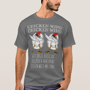T-shirt Aile de poulet Aile de poulet amusant les enfants