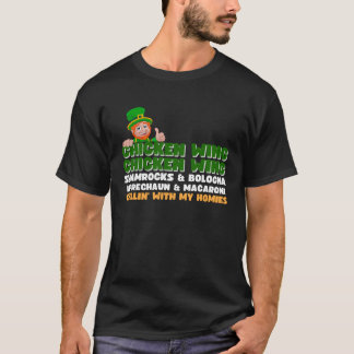 T-shirt Aile de Poulet Aile de Poulet Chanson Hot Dog Bolo