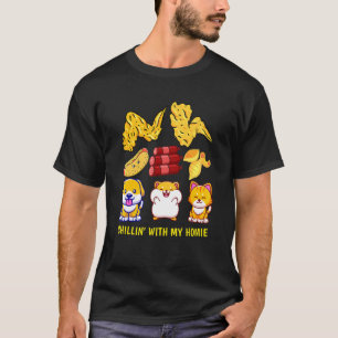 T-shirt Aile De Poulet Aile De Poulet Hotdog Et Bologna Po