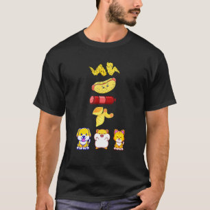 T-shirt Aile de Poulet Aile de Poulet Hotdog Et Bologna Po