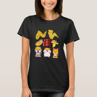 T-shirt Aile De Poulet Aile De Poulet Hotdog Et Bologna Po