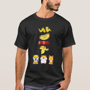 T-shirt Aile De Poulet Aile De Poulet Hotdog Et Bologna Po