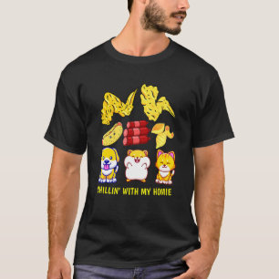 T-shirt Aile De Poulet Aile De Poulet Hotdog Et Bologna Po