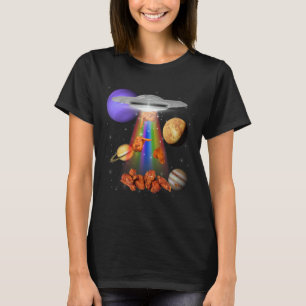 T-shirt Aile de poulet Amant Alien enlèvement UFO LGBTQ Su