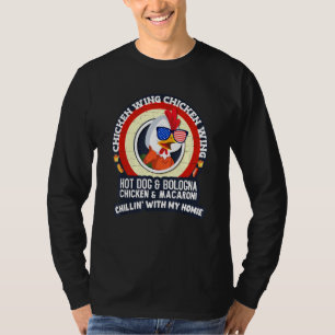 T-shirt Aile de poulet cuite Aile de poulet Aile de chien