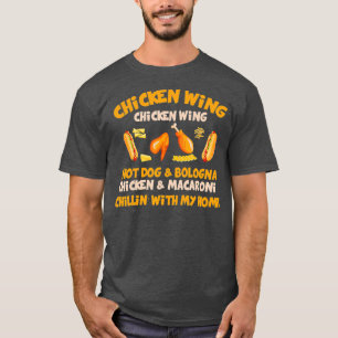 T-shirt Aile de poulet cuite Aile de poulet Aile de poulet