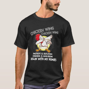 T-shirt Aile de poulet virale Aile de poulet Hot Dog Bolog