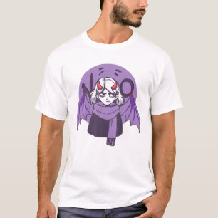 T-shirt Aile diable - Anime Girl - Otaku Japonais esthétiq