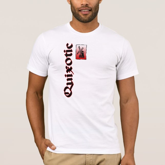 T-shirt Aile du nez donquichottesque Don Quijote de moulin (Devant)