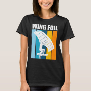 T-shirt Aile Foil Retro Wing Surf Wing Foil