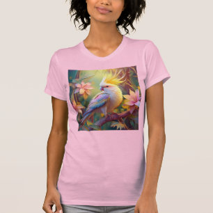 T-shirt Aile Iridescente Cockatiel Imaginaire Oiseau