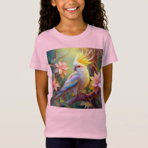 T-Shirt Aile Iridescente Cockatiel Imaginaire Oiseau