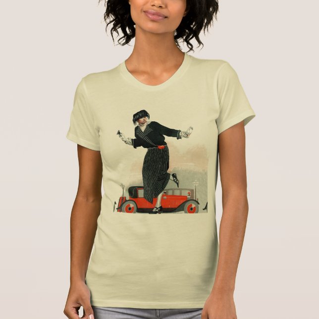 T-shirt Aileron et roadster (Devant)
