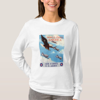 T-shirt Ailes au-dessus de l'Amérique -- Corps d'air