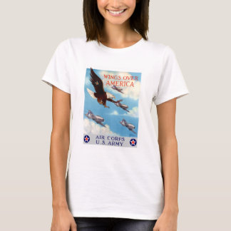 T-shirt Ailes au-dessus de l'Amérique -- Corps d'air