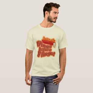 T-shirt Ailes avant Flings Chicken Amusants Humour Slogan
