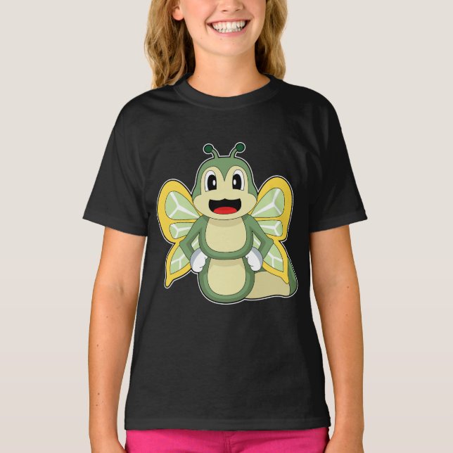 T-shirt Ailes de chenille (Devant)