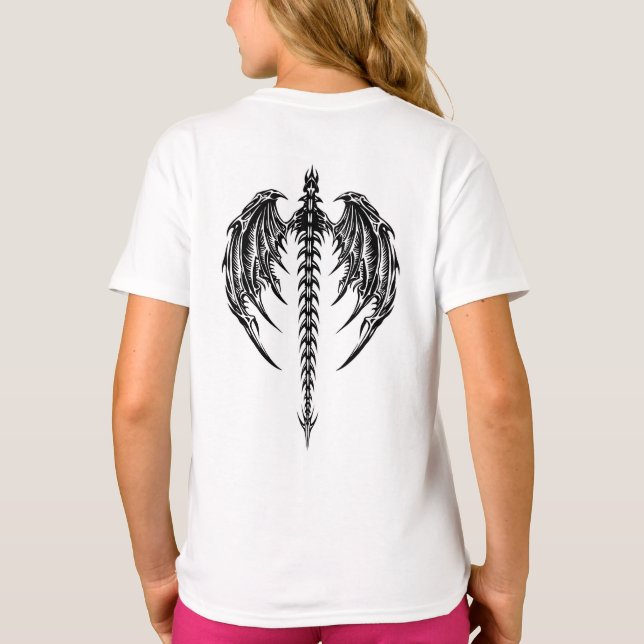 T-shirt Ailes de dragon (Dos)