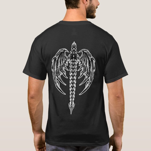 T-shirt Ailes de dragon (Dos)