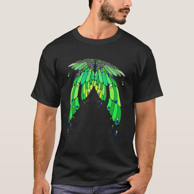 T-shirt Ailes de fées vertes (Devant)