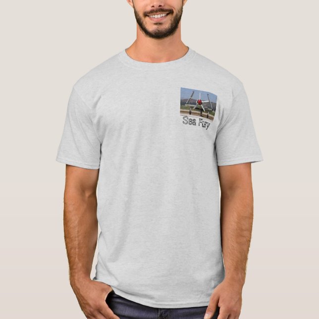 T-shirt Ailes de fureur de mer pliées, fureur de mer (Devant)