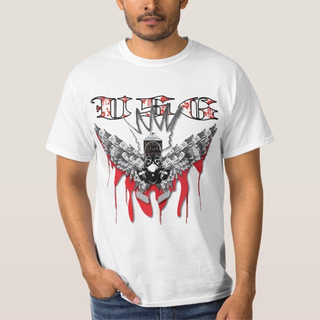 T-shirt Ailes de graffiti d'USG (Devant)