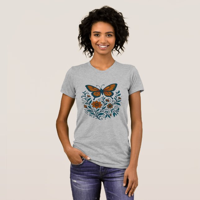 T-shirt Ailes de l'Harmonie du Jardin (Devant entier)