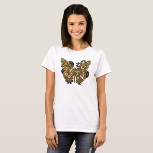 T-shirt Ailes de papillon mécanique Steampunk