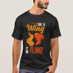 T-shirt Ailes de poulet drôle Aile de poulet et de poulets