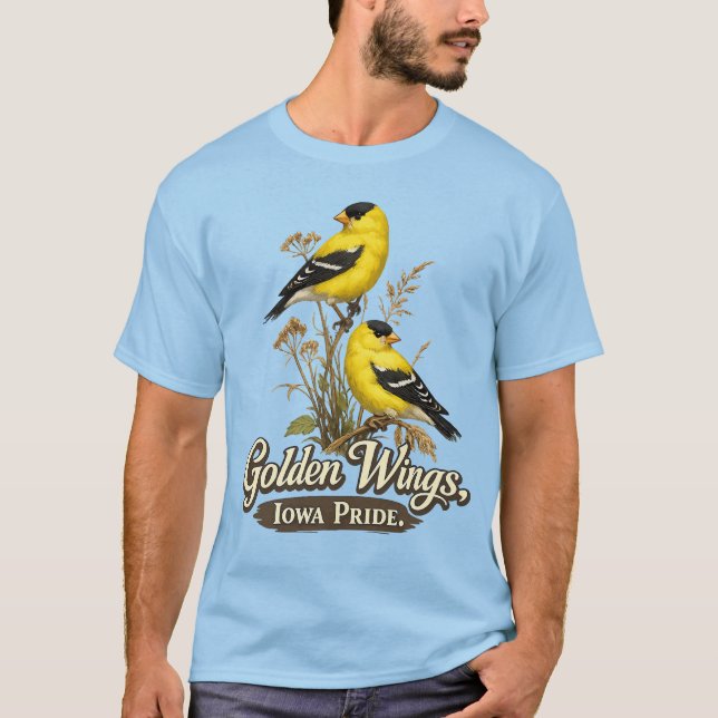 T-shirt Ailes de prairie ensoleillées (Devant)