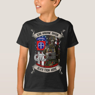T-shirt Ailes de saut du 82e Airborne Di Paratrooper Fort 