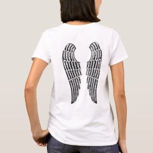 T-shirt Ailes d'isolement élégantes originales d'ange de