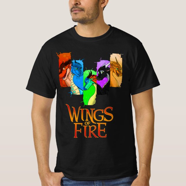 T-shirt Ailes du rétro incendie (Devant)