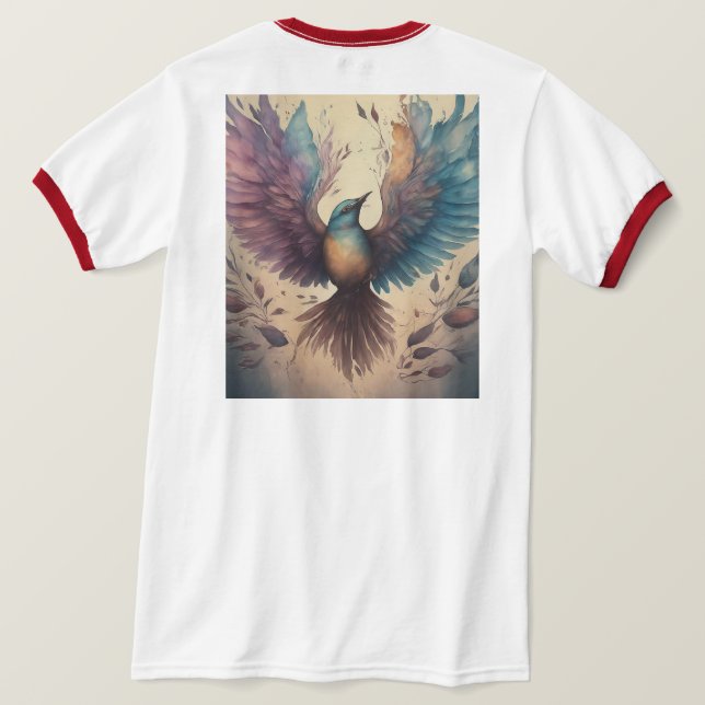 T-shirt Ailes familiales (Design dos)